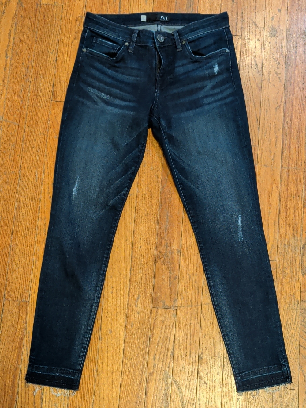 Kut from the Kloth Donna Ankle Skinny Women's Dark Blue Jeans